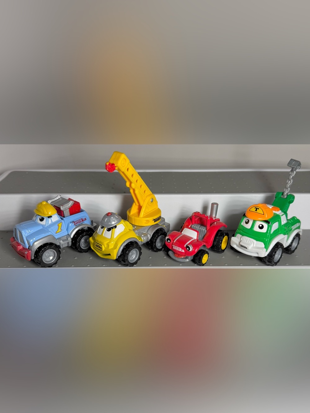 Vintage Tonka Lil' Chuck & Friends Die-Cast Truck Lot